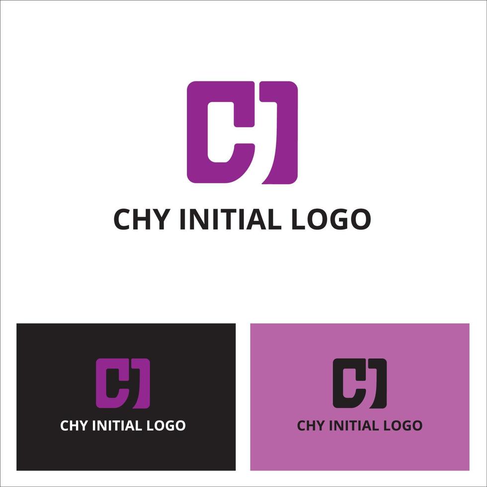 C H Y Initial logo. vector EPS 10