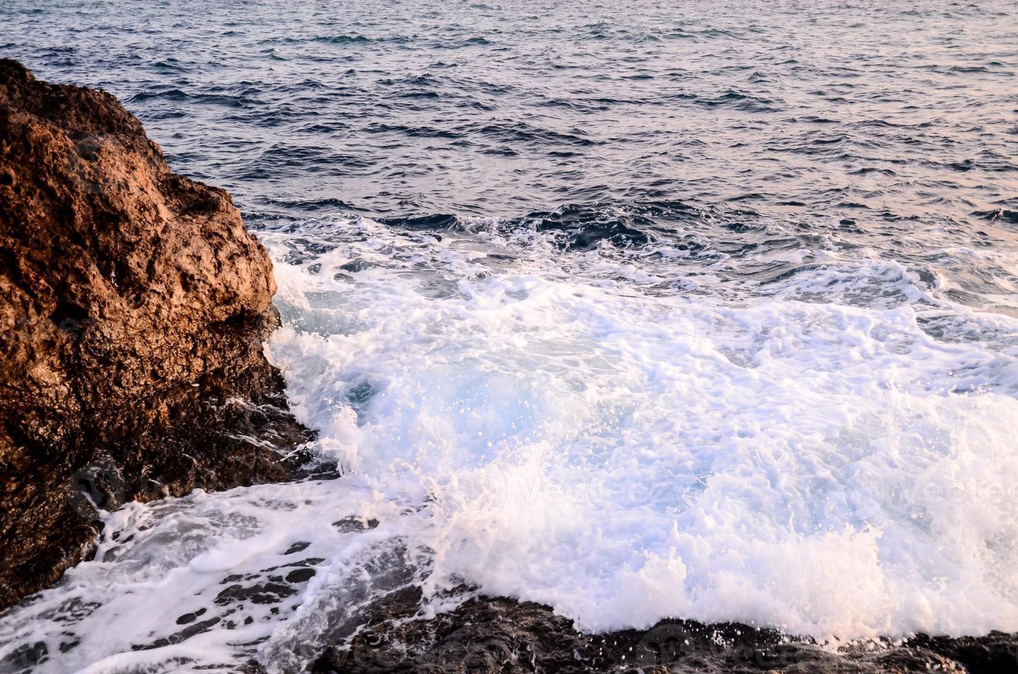 Waves in the ocean photo