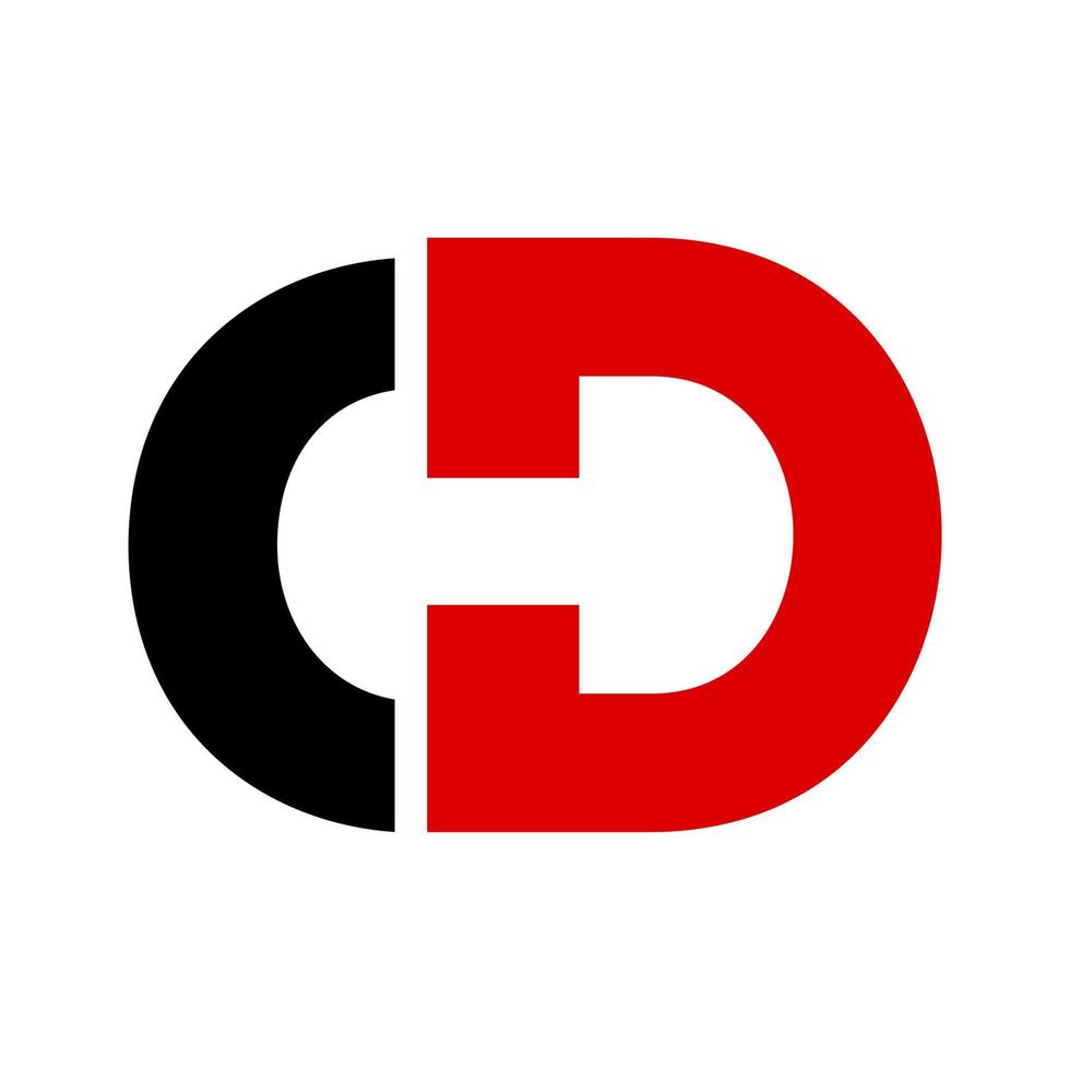 CC, CD, CG initial geometric company logo and vector icon