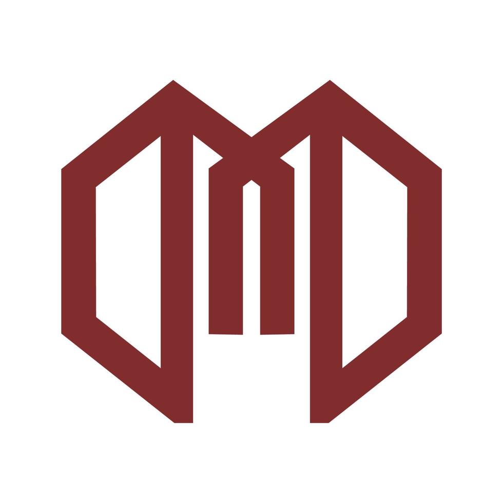 M, MM, MN initials geometric line art logo and vector icon