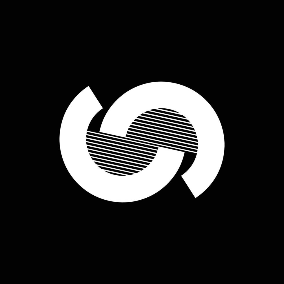 norte, cc, cnc, csc iniciales geométrico empresa logo y vector icono