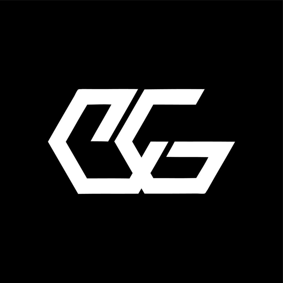 EG, EWG initial geometric company logo and vector icon