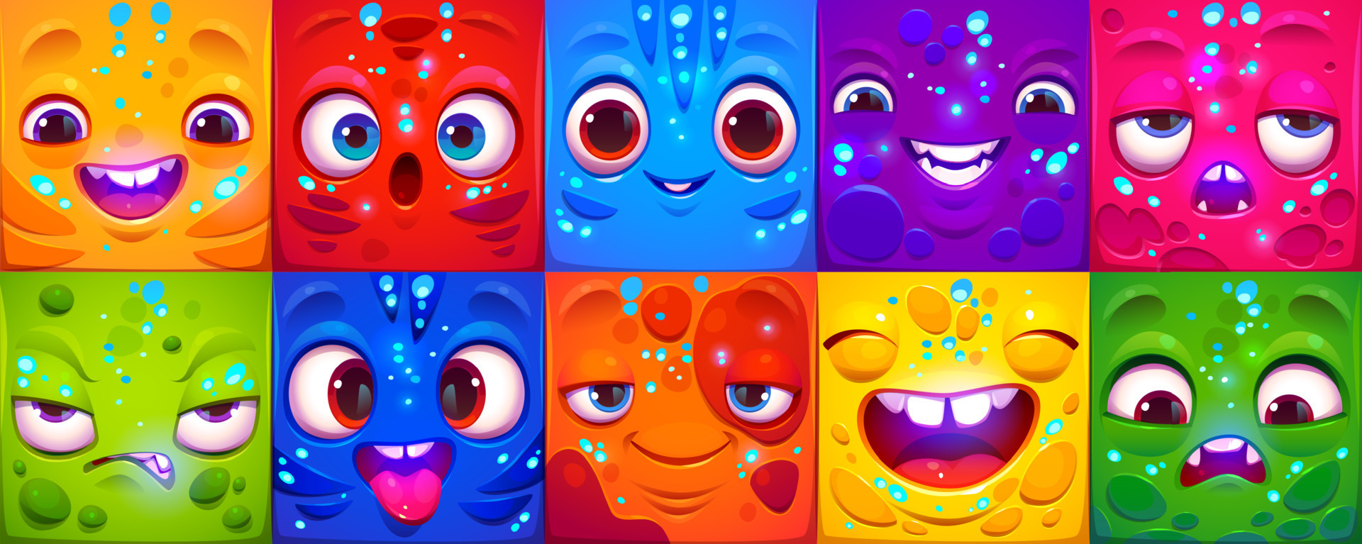 cartoon-set-of-cute-square-emoji-with-emotions-21794873-vector-art-at