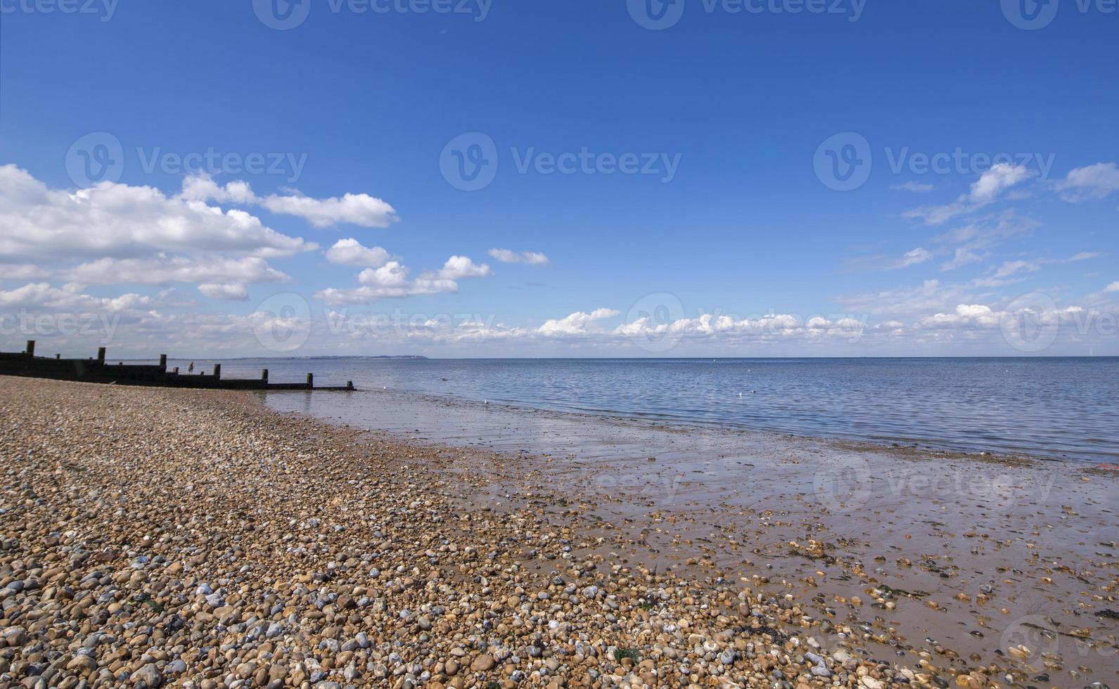whitstable beach in kent england photo