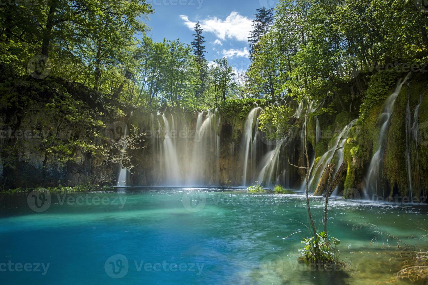 lagos plitvice en croacia foto