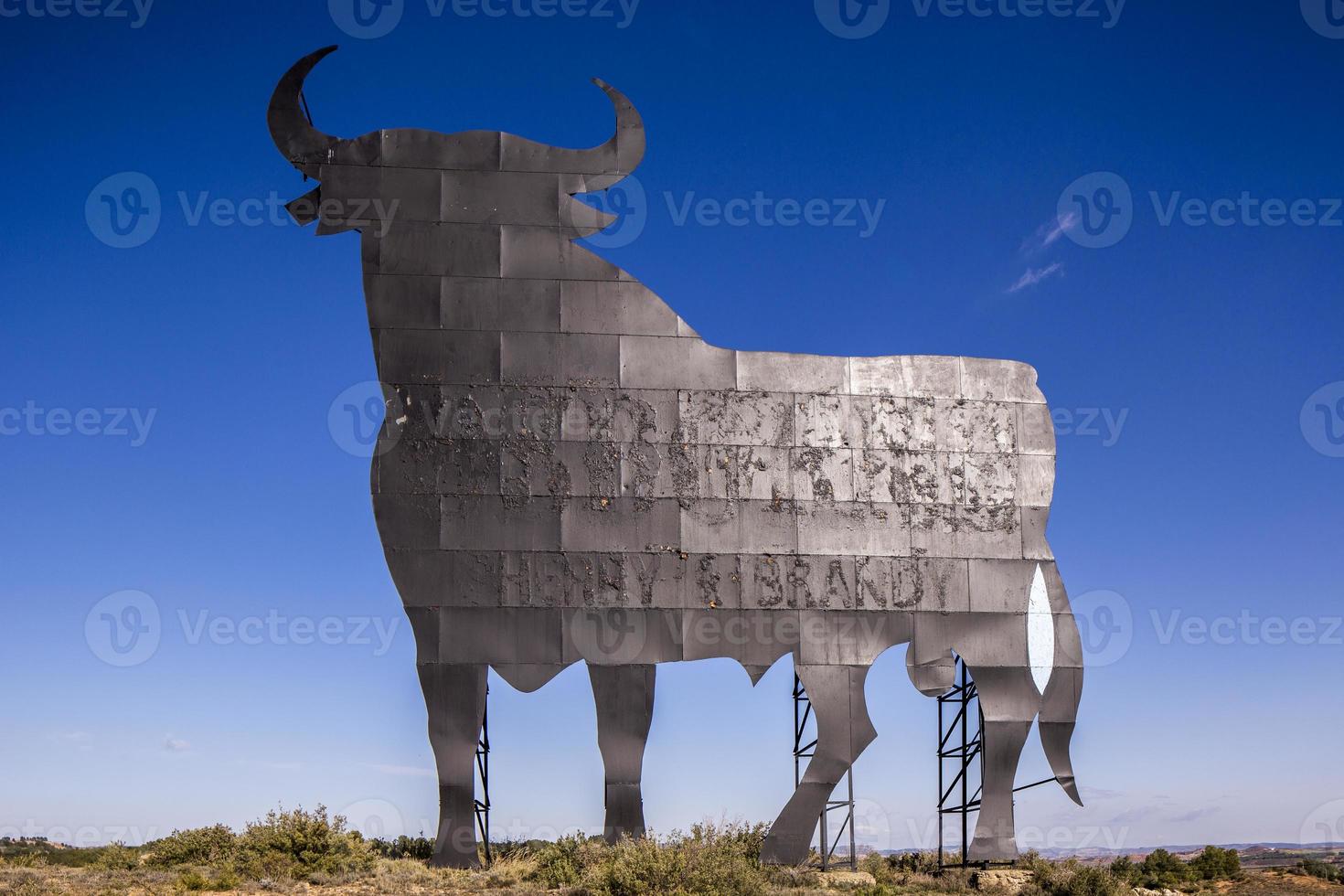 spanish bull sign photo