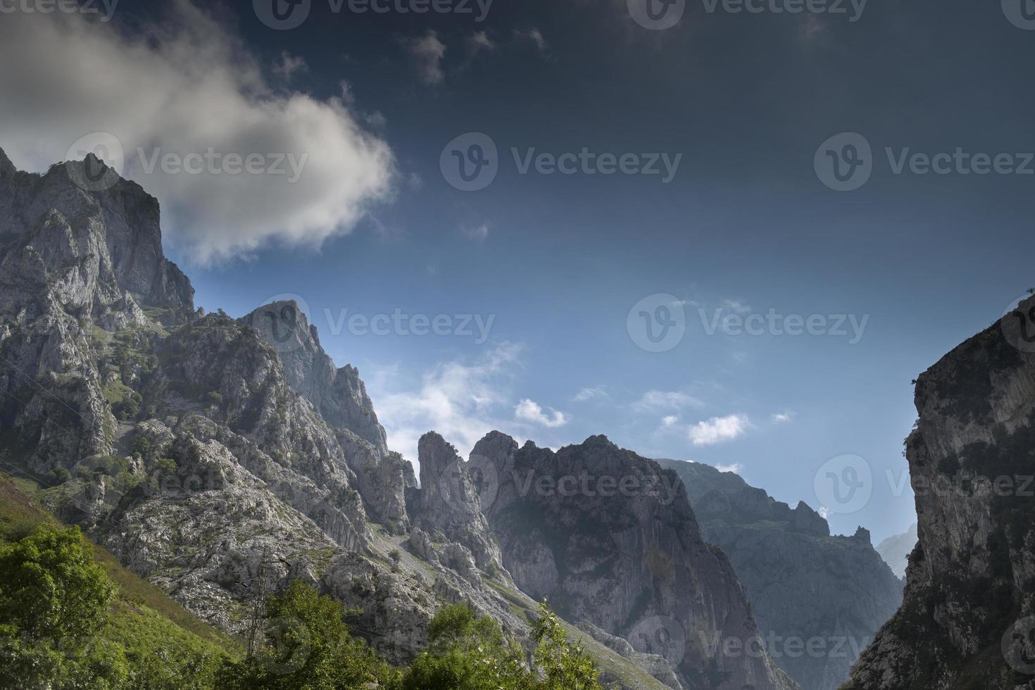 mountains in the picos de europa, spain photo