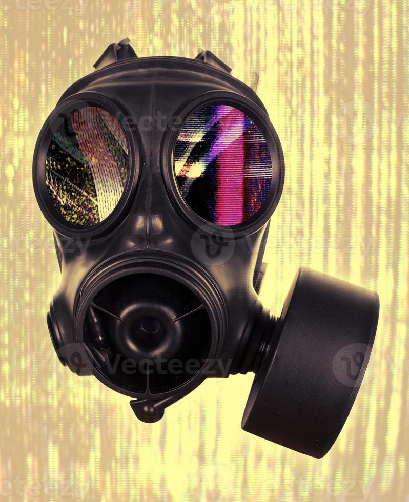 vintage gas mask photo