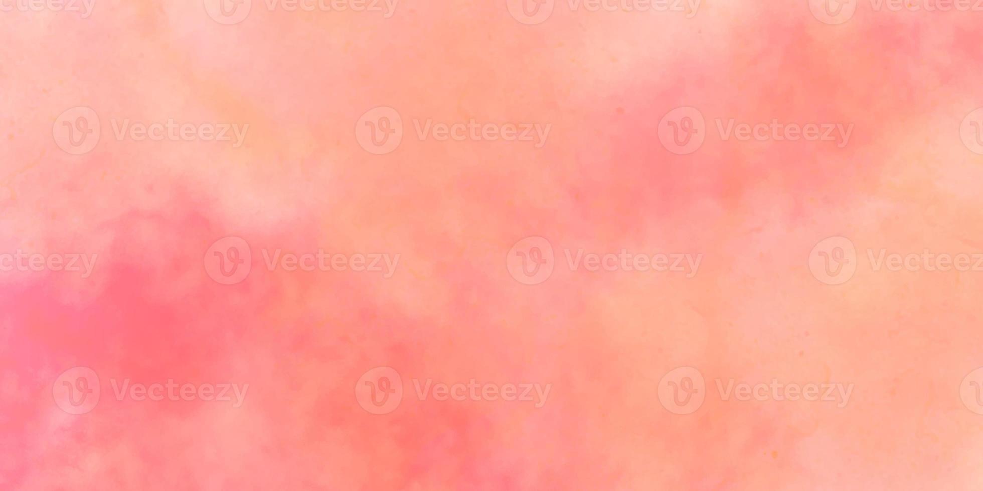 Pink background with space. Fantasy smooth light pink watercolor paper textured. Soft Pink watercolor background for your design, watercolor background concept photo
