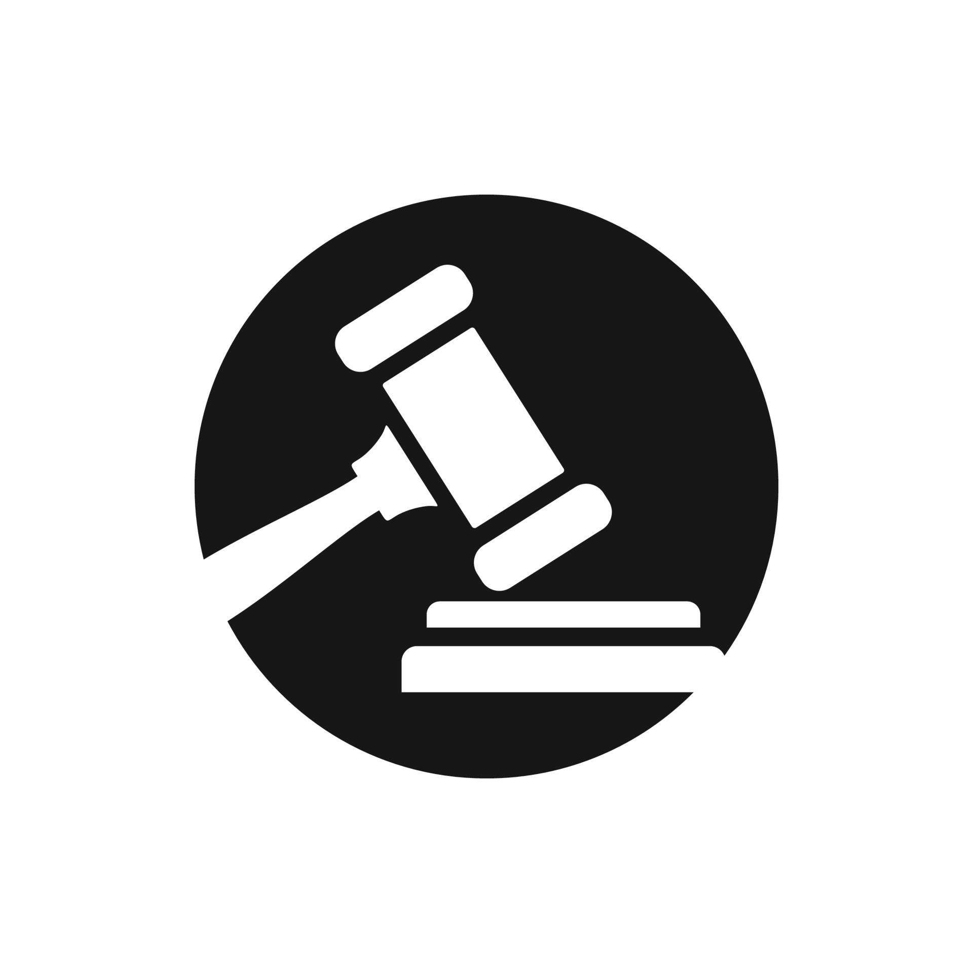 Gavel icon isolated on white background 21797271 Vector Art at Vecteezy