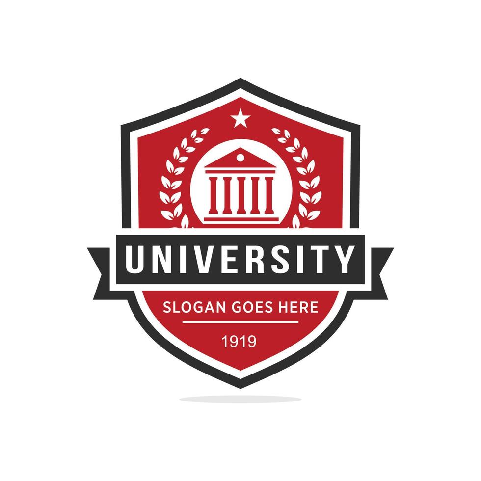 University logo design vector