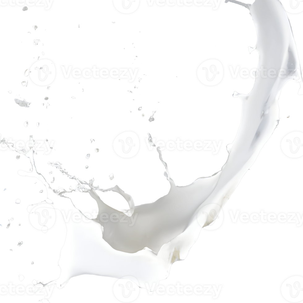 éclaboussure de lait. génératif ai. png