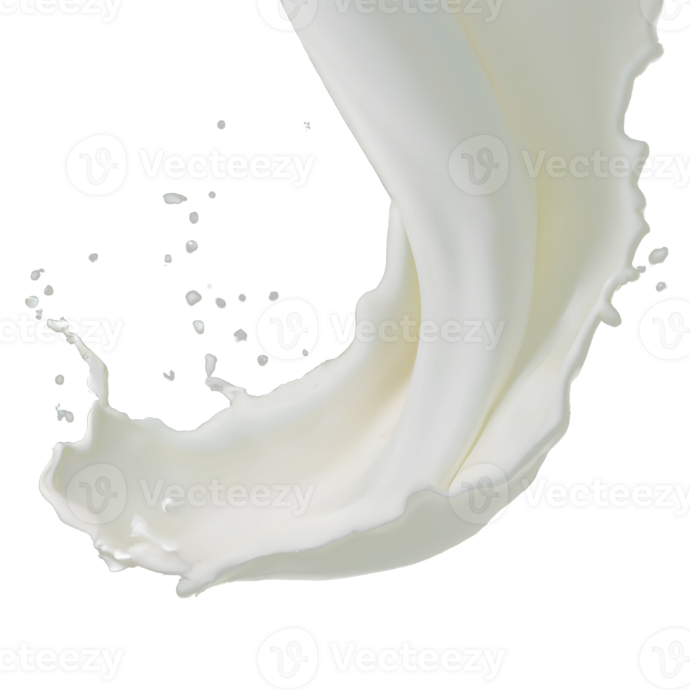 éclaboussure de lait. génératif ai. png