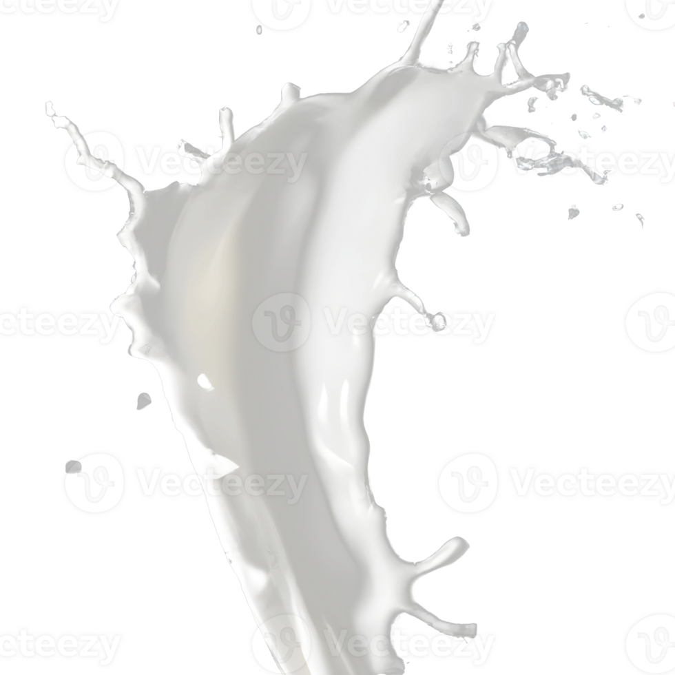 éclaboussure de lait. génératif ai. png