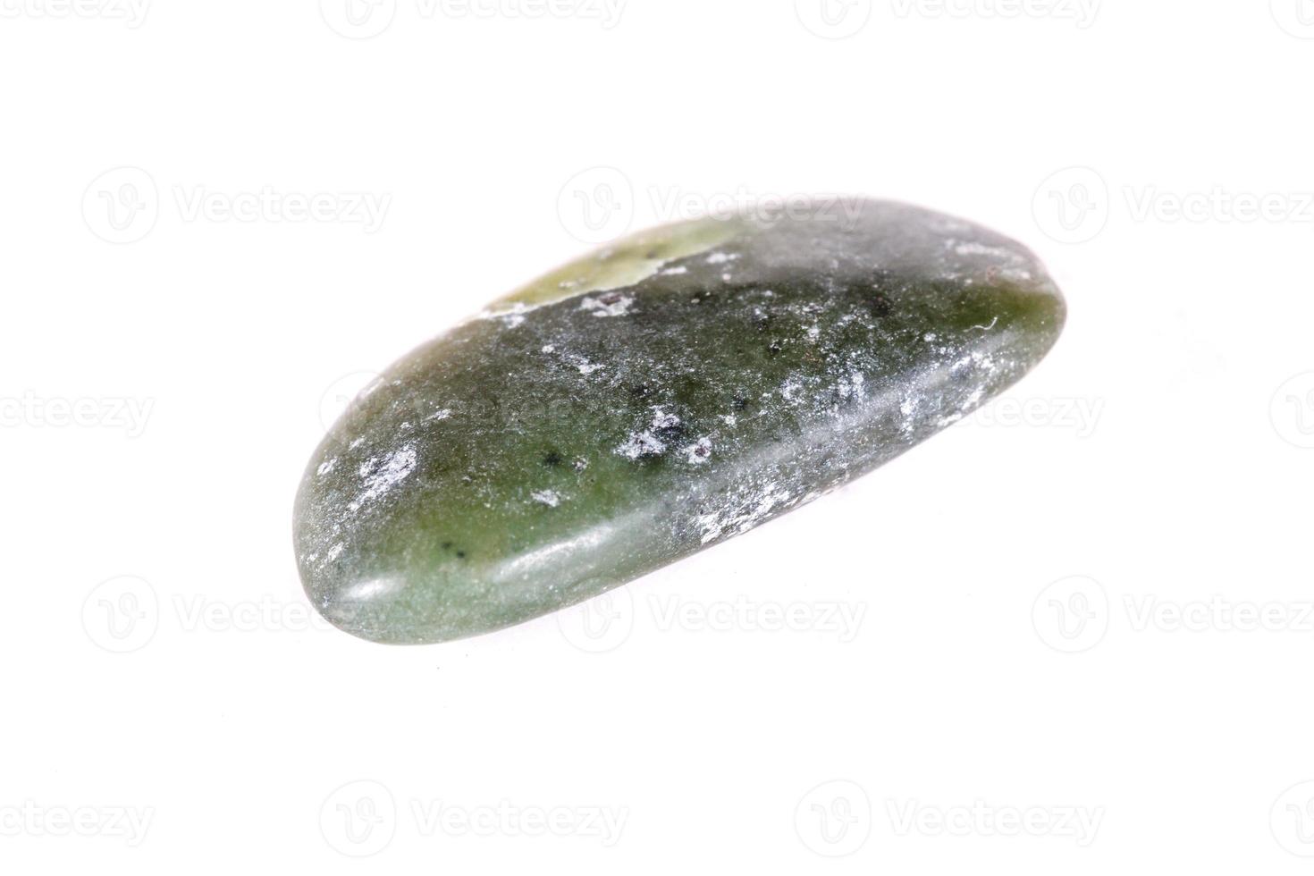 Macro mineral stone jasper on a white background photo