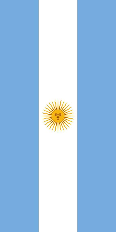 Hanging vertical flag vector