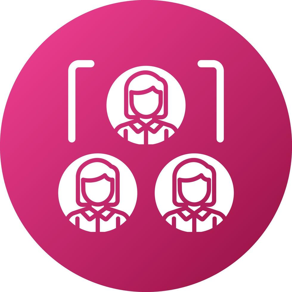 Delegation Of Work Icon Style vector