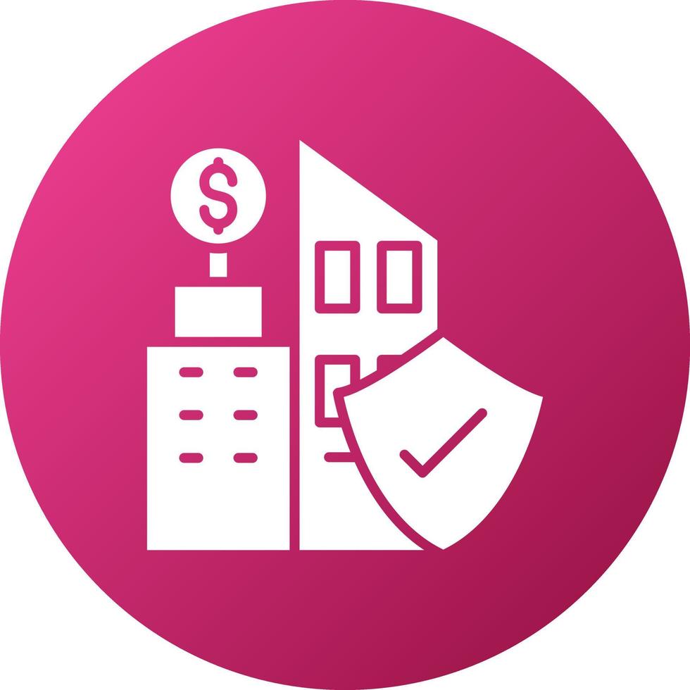 Business Insurance Icon Style vector