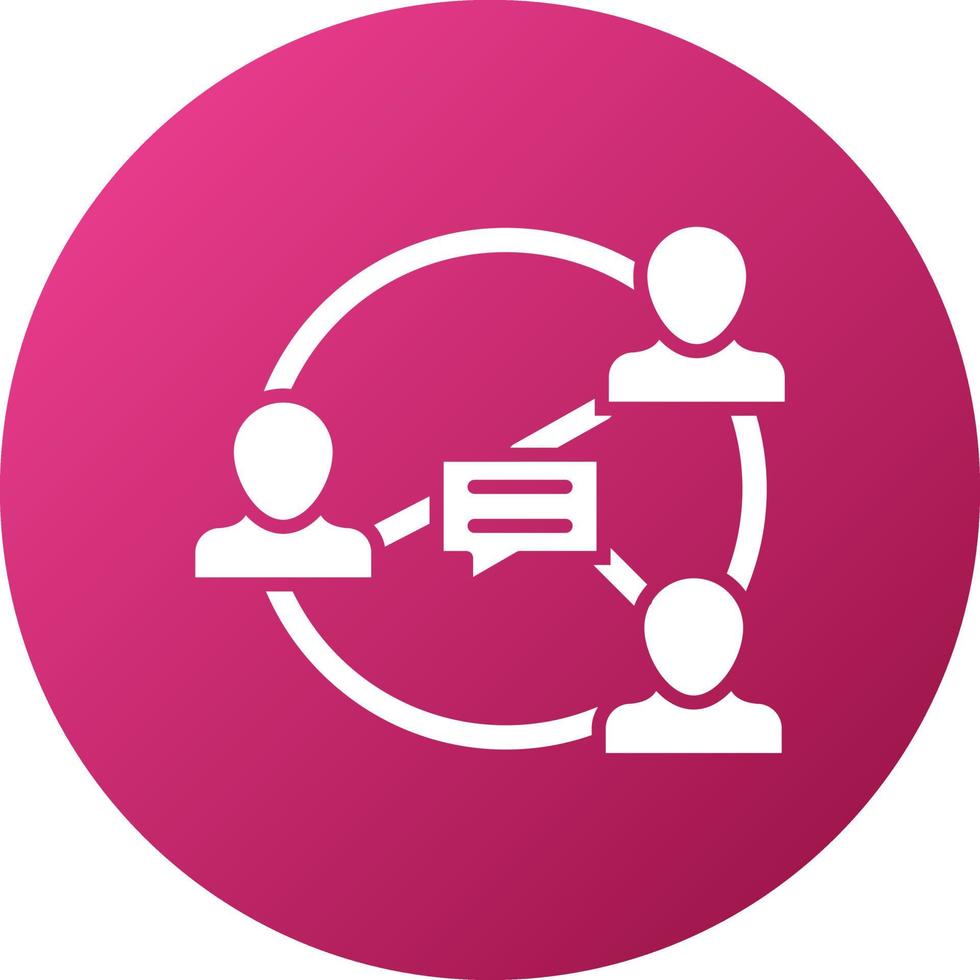 Collaboration Icon Style vector