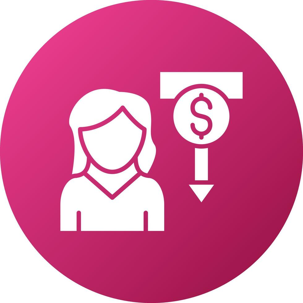 Passive Income Icon Style vector