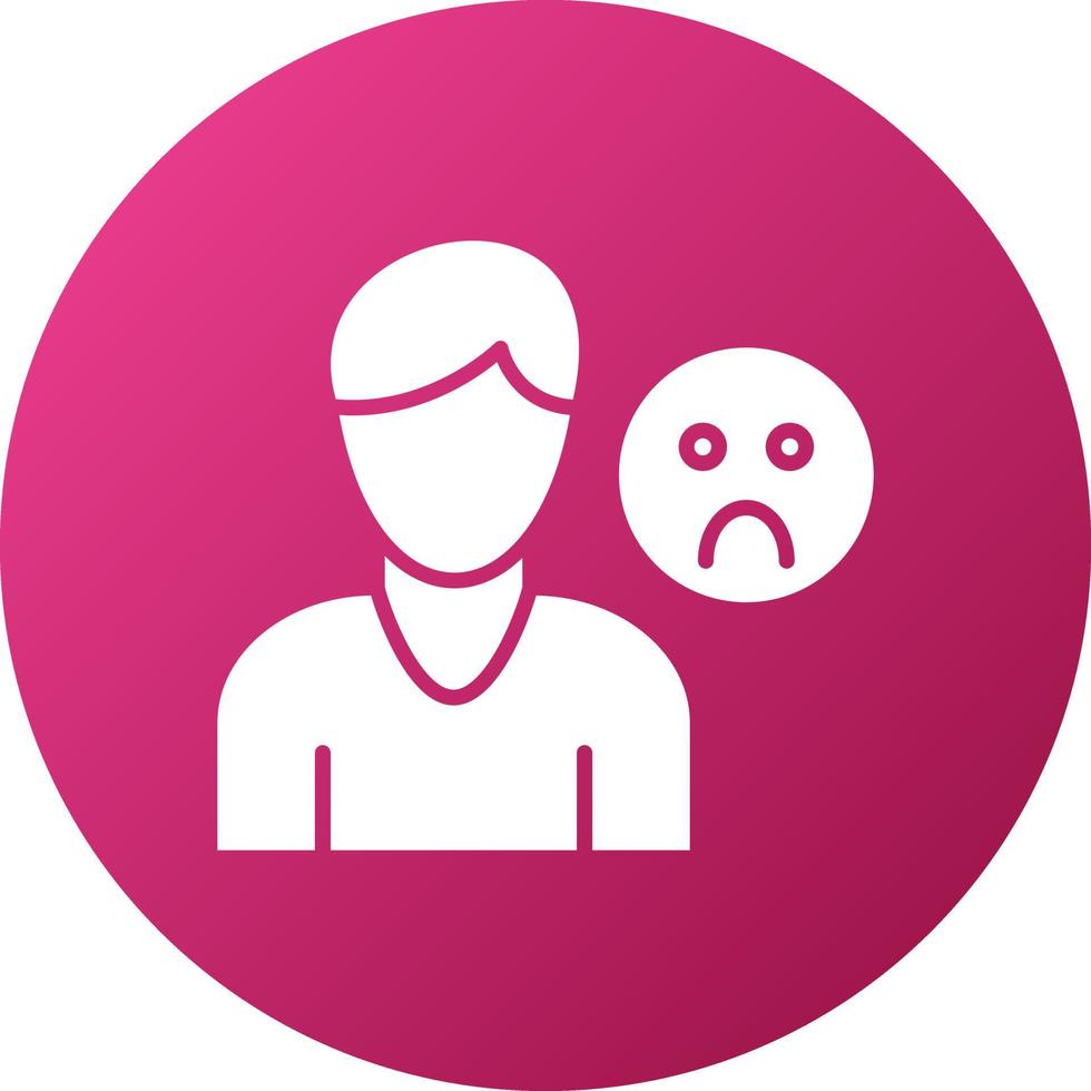 Depression Icon Style vector