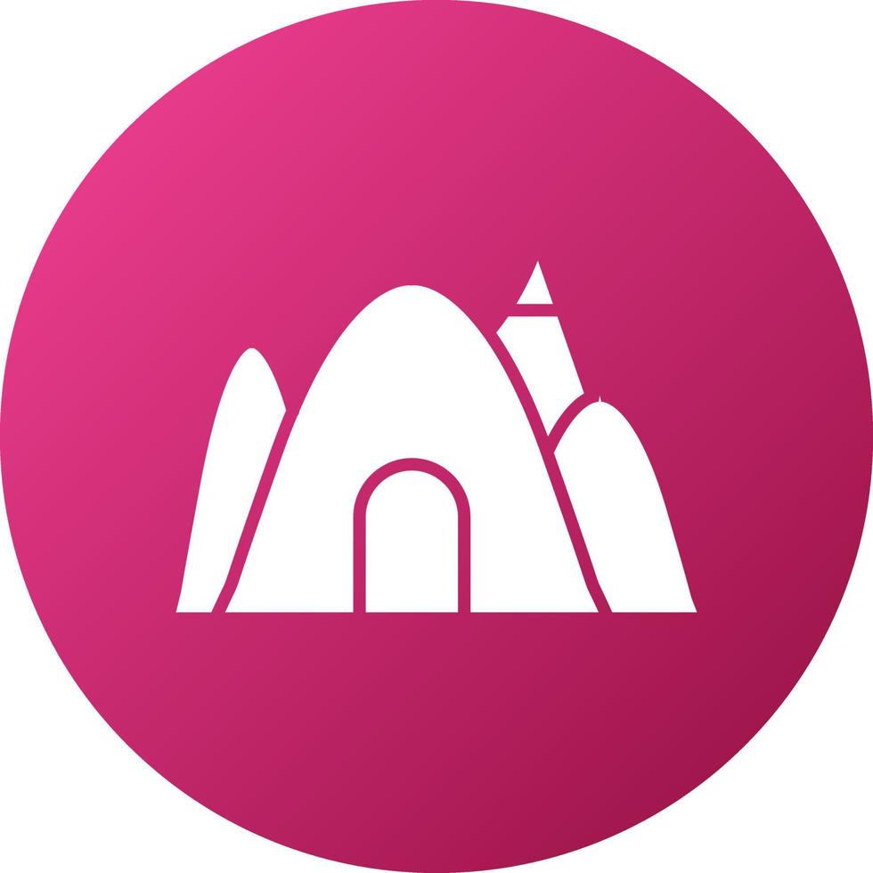 Cave Icon Style vector
