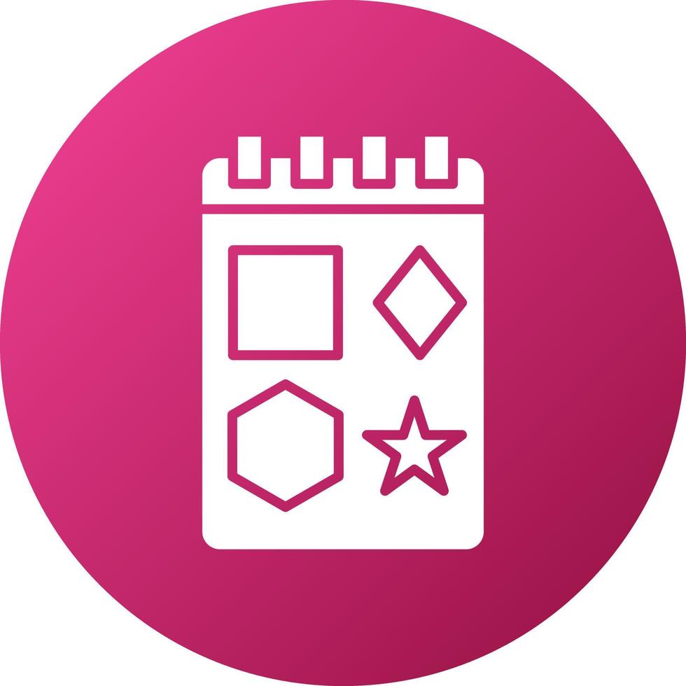 Geometric Shapes Icon Style vector