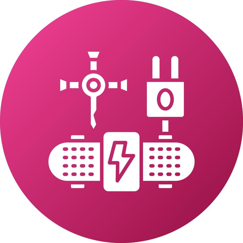 Electric Skateboard Rental Hub Icon Style vector
