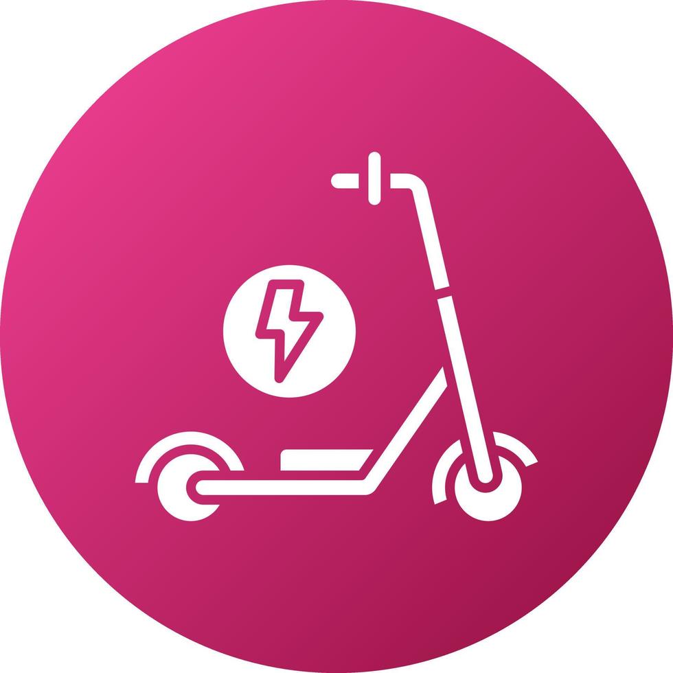 Kick Scooter Icon Style vector