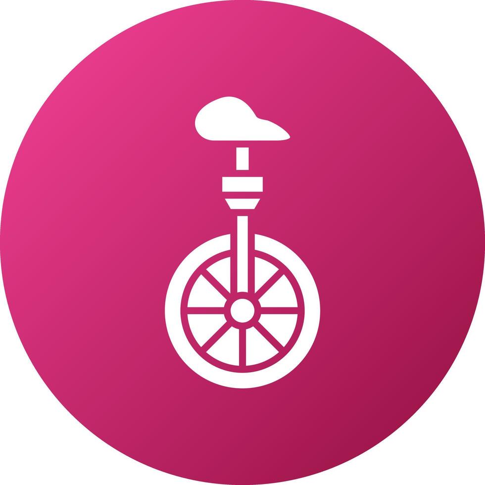 Monocycle Icon Style vector