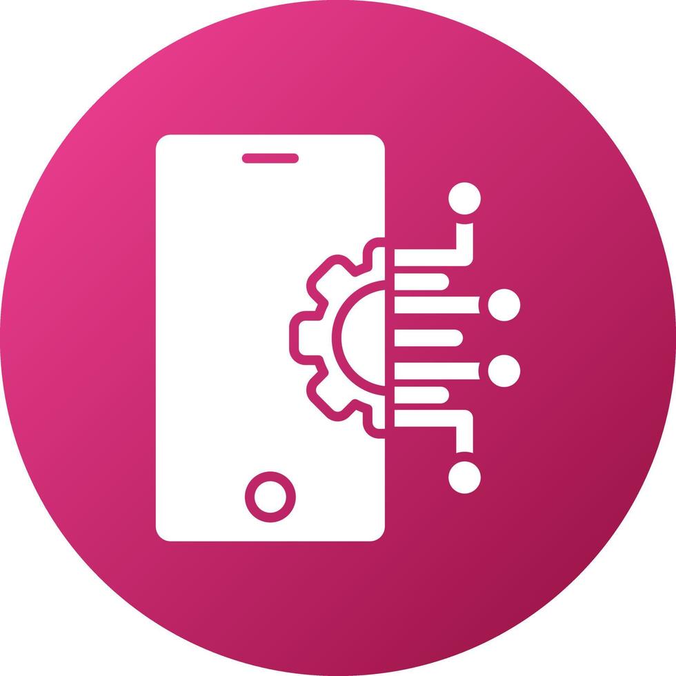 Mobile Technology Icon Style vector