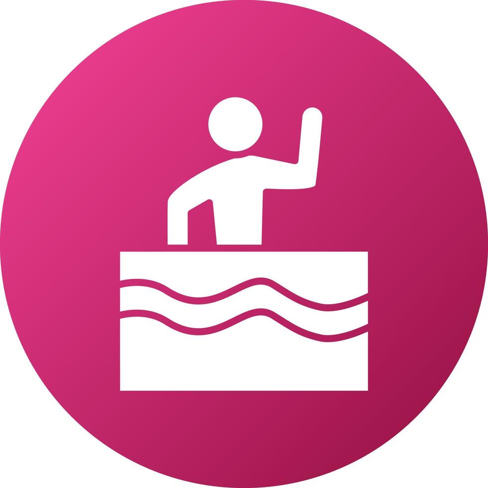 Artistic Swimming Icon Style vector