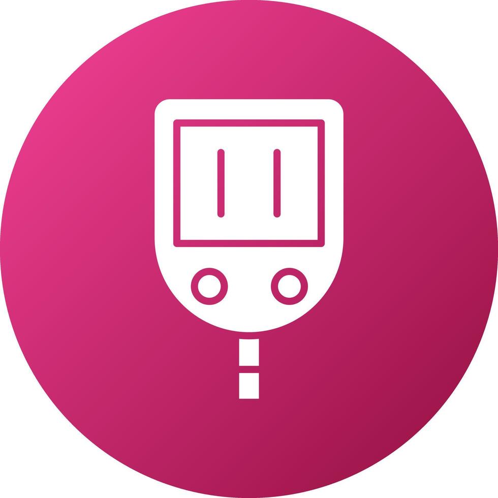 Glucose Checkup Icon Style vector