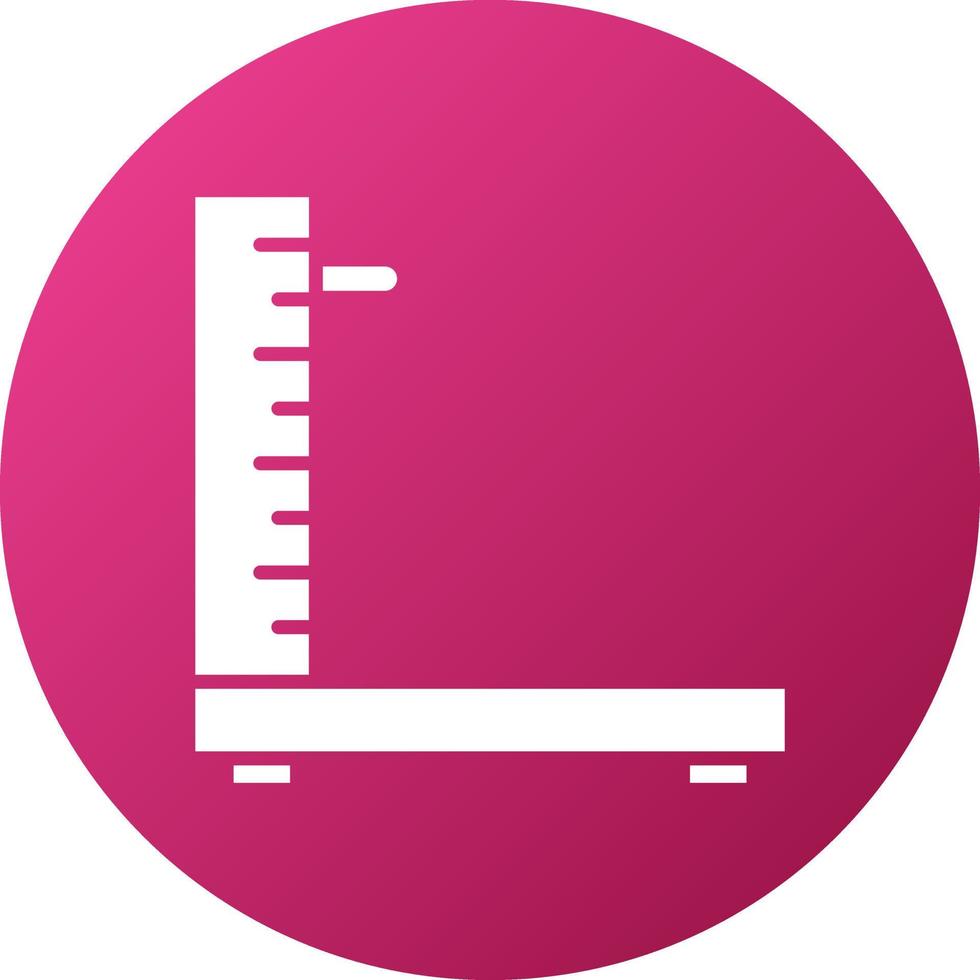 Height Check Icon Style vector