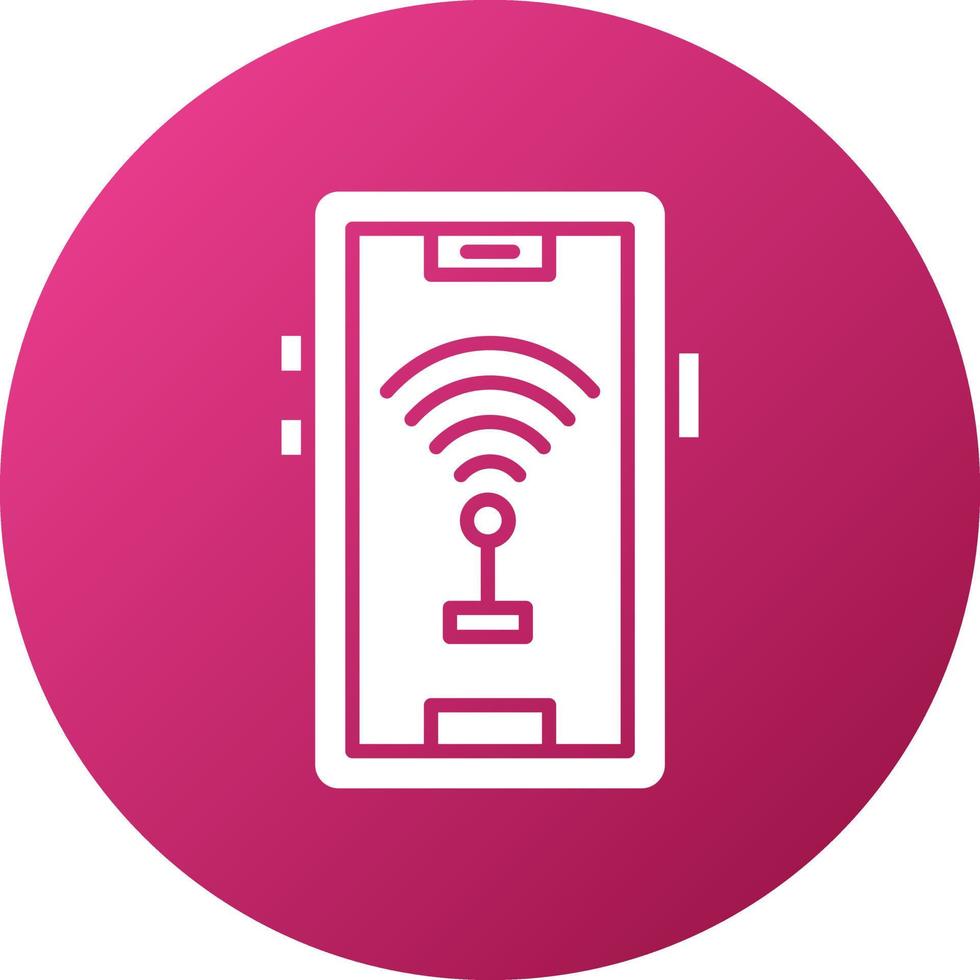 Wifi atando icono estilo vector