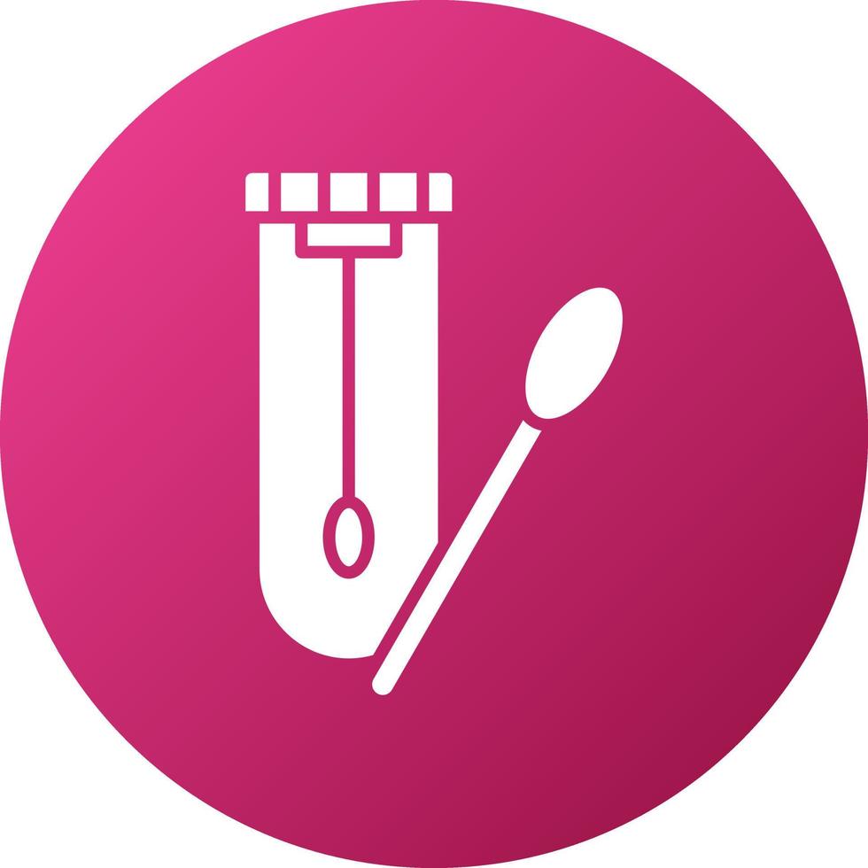 Swab Test Icon Style vector