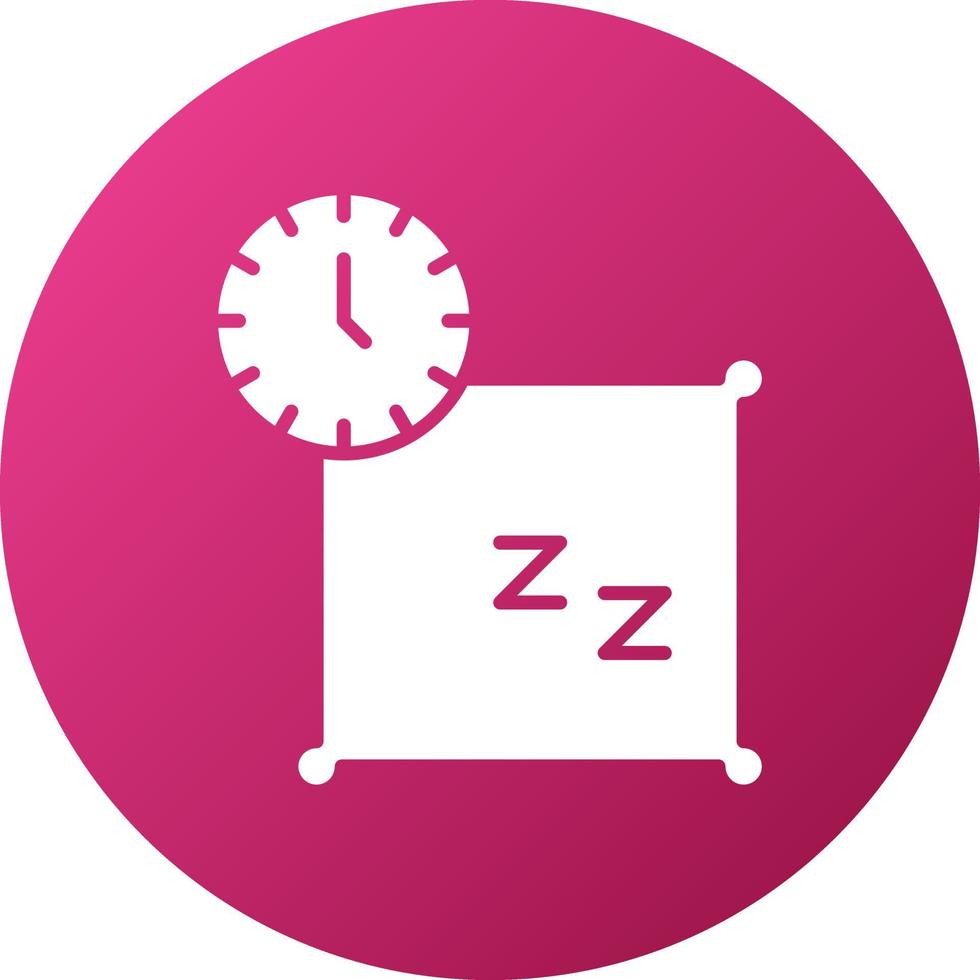 Nap Icon Style vector