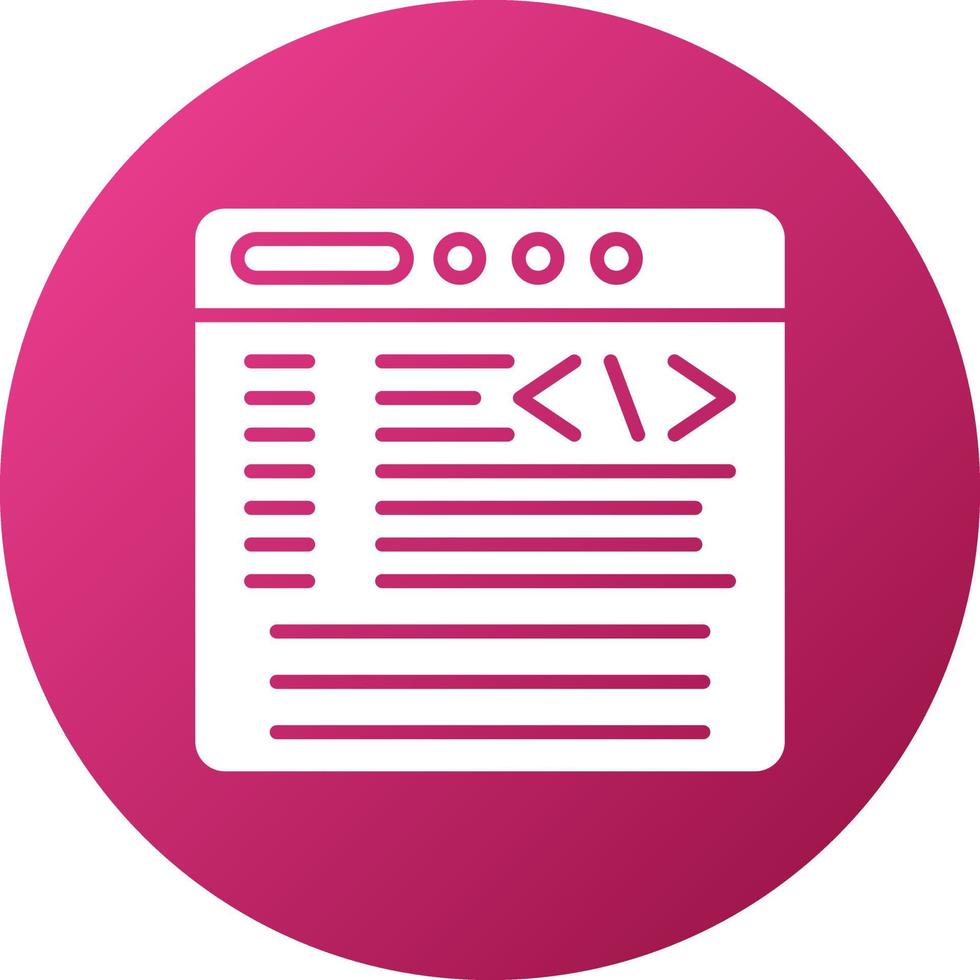 Coding Icon Style vector