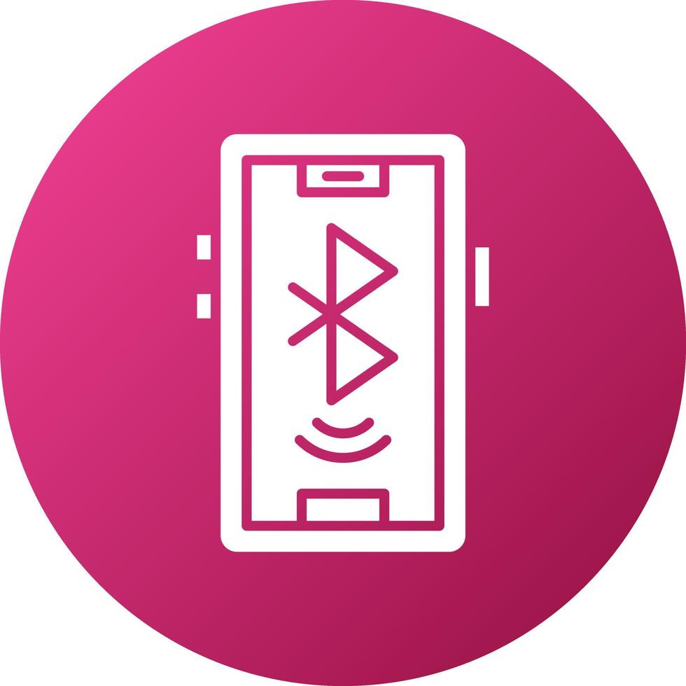 Bluetooth Connect Icon Style vector