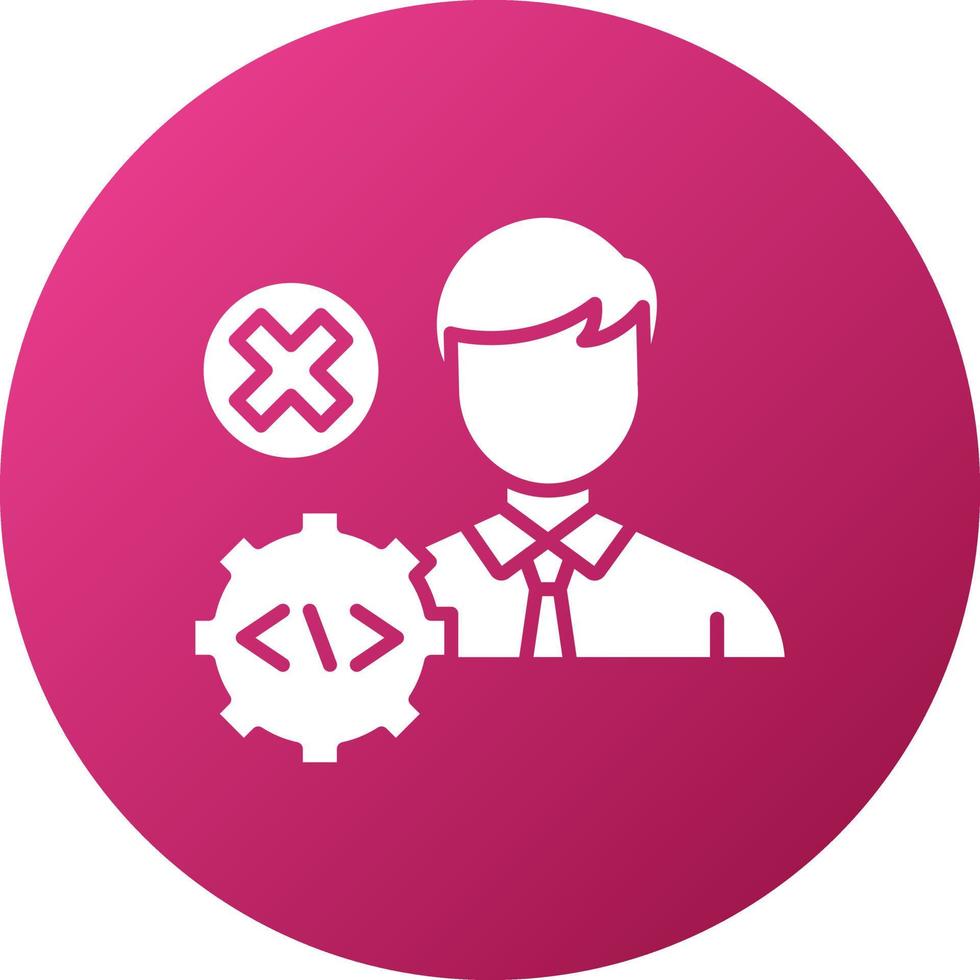 No Programming Experience Icon Style vector