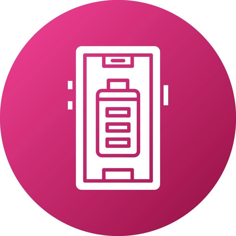 Battery Full Icon Style vector