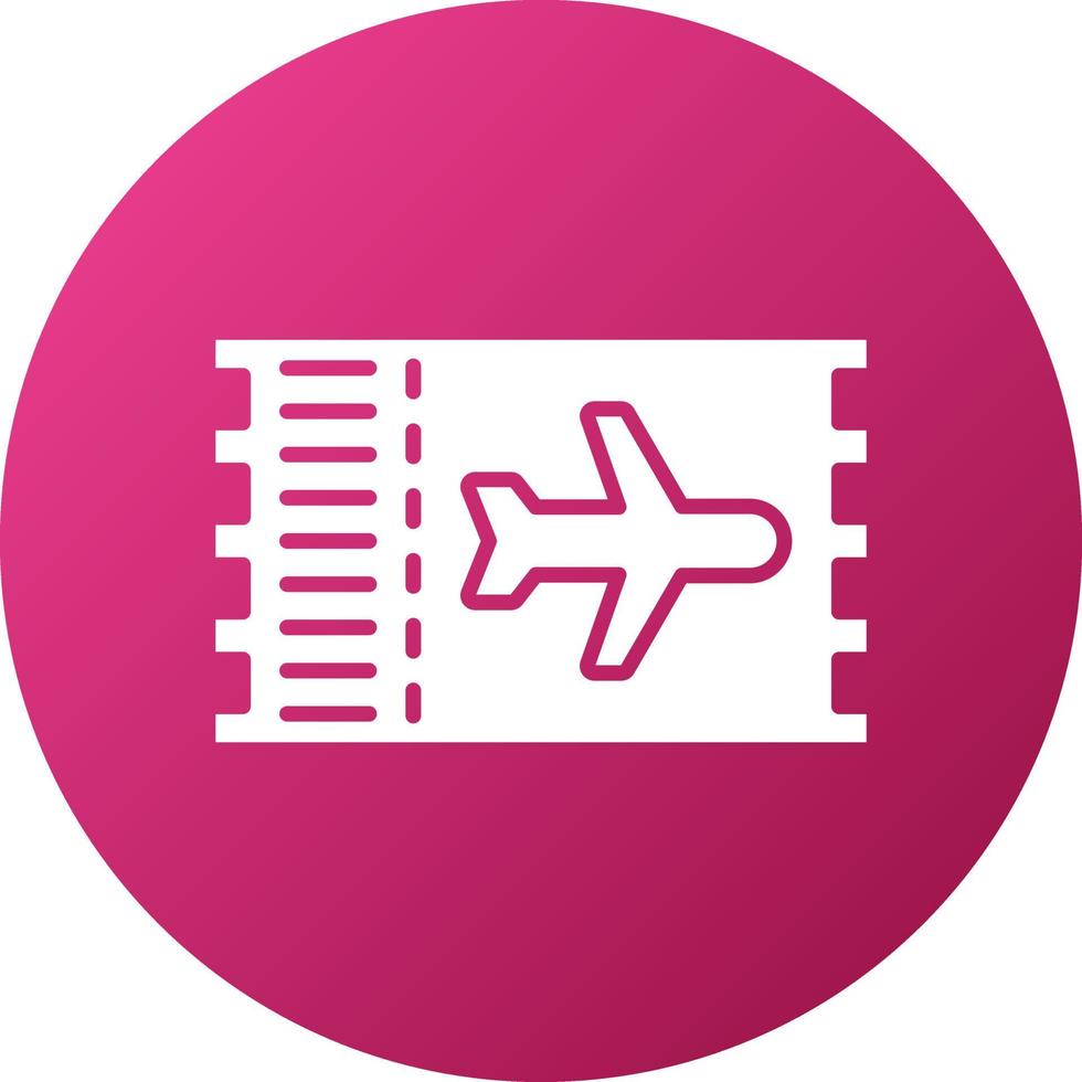 vuelo boleto icono estilo vector