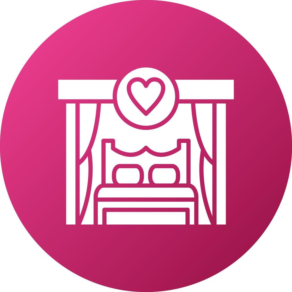 Honeymoon Icon Style vector