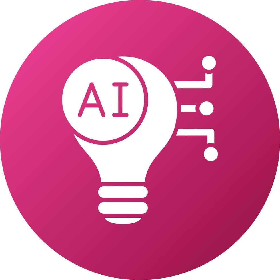 Artificial Light Icon Style vector