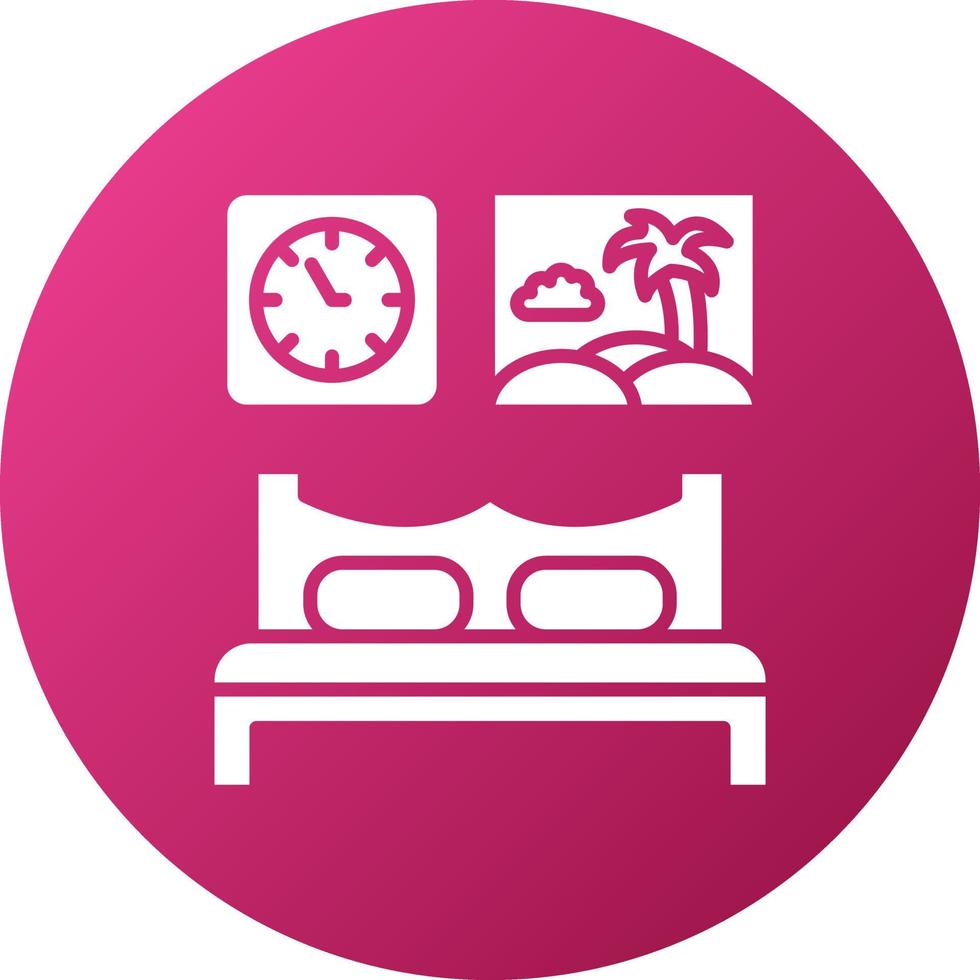 Bedroom Icon Style vector
