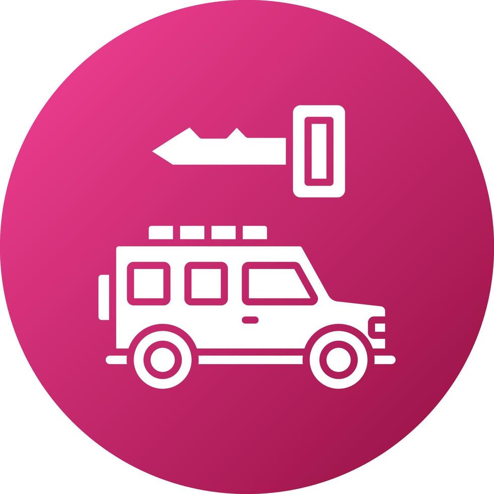 Car Rental Icon Style vector