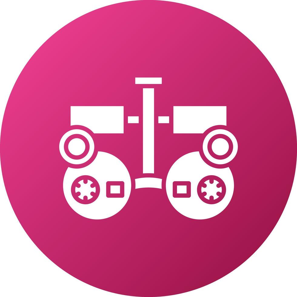 Medical Optometry Icon Style vector