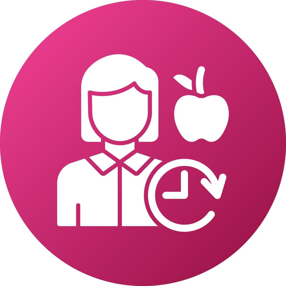 Anti Aging Diet Icon Style vector