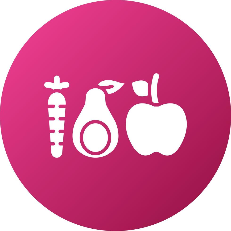 Muscle Gain Diet Icon Style vector
