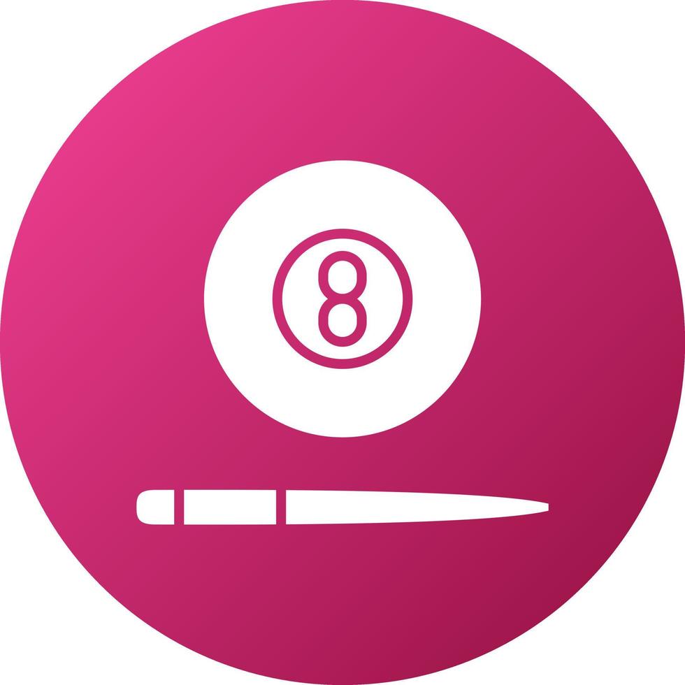 Billiards Icon Style vector